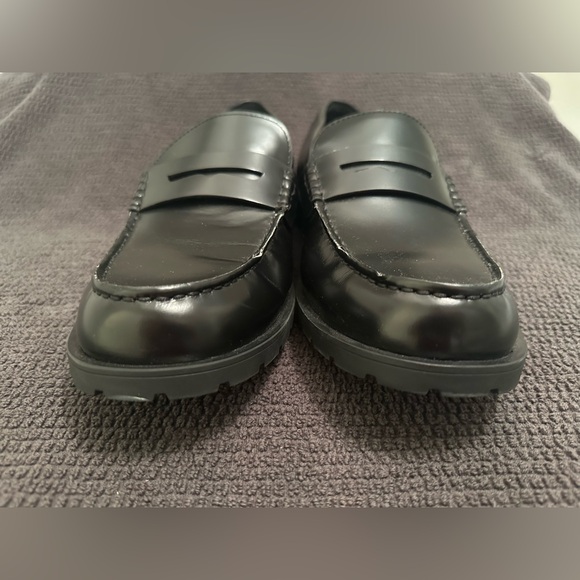 Coach Black Leather Loafers main image 4